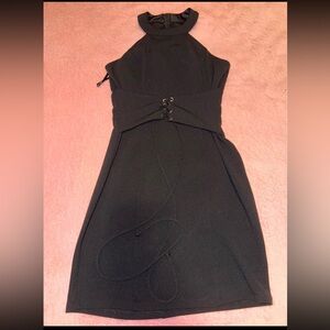 🖤 Boutique Black Halter Mini Dress 🖤